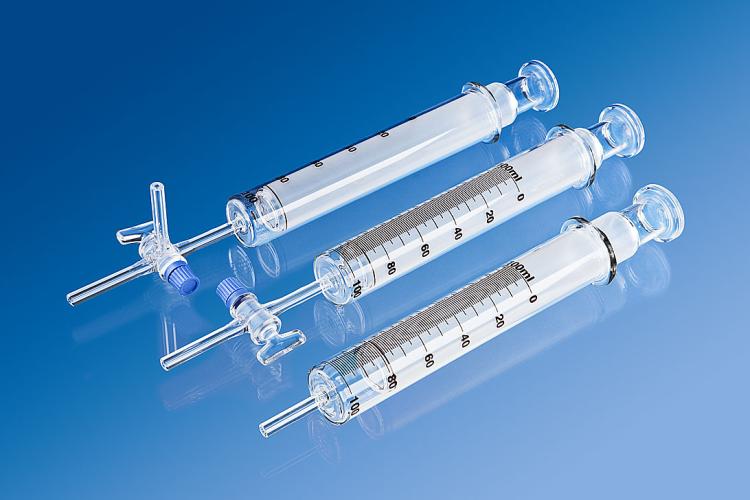 Technosklo, Gas syringers